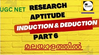 Inductive Approach amp Deductive approach in Malayalam  Part 6  UGC NET  Research Aptitude [upl. by Sidnala798]