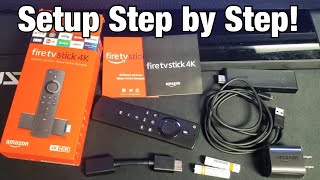 Fire TV Stick 4K How to Setup Step by Step  Tips [upl. by Ahsiak614]