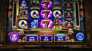 AinsworthMagnificent 7 Slot Machine Shoot Out Bonus [upl. by Eissolf]