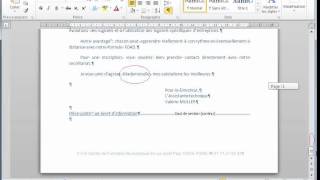 Comment créer un publipostage avec Word 2010 sous Windows7 vidéo 4 wwwformenligneorg [upl. by Zel]