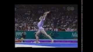 Jenny Smith 1996 Olympic Games Floor Optional Qualifications [upl. by Yasnyl575]