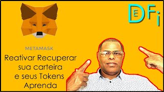 METAMASK MINHAS CARTEIRAS MEUS TOKENS SUMIU CALMA RECUPERE TUDO [upl. by Marzi532]