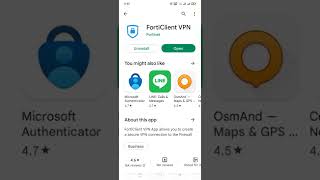 How to download Forticlient VPN in mobile phone [upl. by Douty]