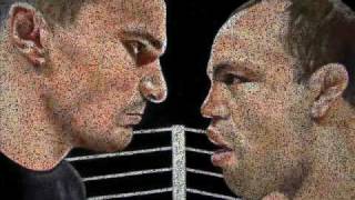 CROCOP vs SILVA  Best stare down  painting by THOD [upl. by Kries]