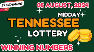 Tennessee Midday Lottery Results For  05 Aug 2024  Cash 3  Cash 4  Powerball  Mega Millions [upl. by Fritts371]