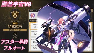 【崩壊スターレイル】「階差宇宙：人間喜劇」難易度V8閾値プロトコル8アスター単騎Asta Solodivergent universe protocol 8 [upl. by Rammus932]