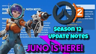 NEW SEASON 12 IS HERE New Support Juno Mercy Buffs amp More  Overwatch 2 Season 12 Update Notes [upl. by Rambort11]