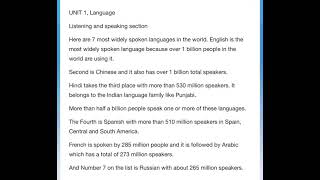 Grade 10 English Unit 1 Language 1D Listening Section [upl. by Pillihpnhoj746]