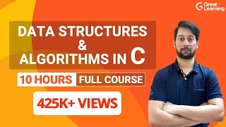 Data Structures and Algorithms in C  C Programming Full course  Great Learning [upl. by Jarid]