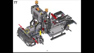 Lego Technic 42043 B Instruction Part 1 of 2 [upl. by Iramohs976]