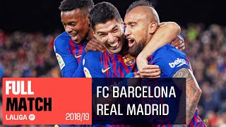 ELCLÁSICO FC Barcelona vs Real Madrid 51 20182019 FULL MATCH [upl. by Klemperer]