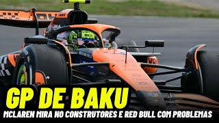 GP DO AZERBAIJÃO MCLAREN VIRA O JOGO EM BAKU  HORÁRIOS FÓRMULA 1 2024 [upl. by Legyn932]