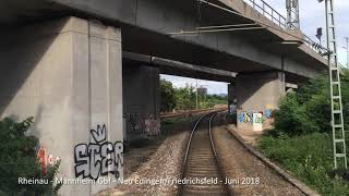 Einar zeigt Bahnstrecken Medley von Führerstandsmitfahrten April 2020 [upl. by Ydnew]