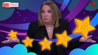 ESPECIAL DE CASO CERRADO los 5 programas más vistos en 2023 [upl. by Rodriguez]