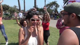 Johnny and Leslies Proposal Flash Mob in Los Angeles [upl. by Lewellen]