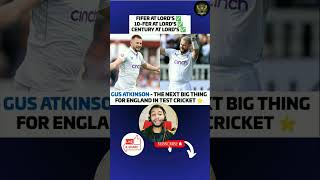 Gus Atkinsons Historic Feat 5Fer 10Wicket Haul amp Century at Lords ebc trending live live [upl. by Africa]