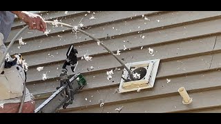 Whos Idea Was This Cleaning a Dryer Vent almetaldryervent satisfying fyp viral asmr [upl. by Cawley]