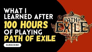 D4 Player Plays Path of Exile  What I learned after 100 hours of playing PoE [upl. by Anwahsat363]