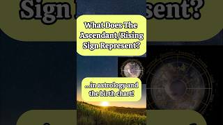 What Does The AscendantRising Sign Represent Astrology Basics Learn Astrology Series [upl. by Blatman]