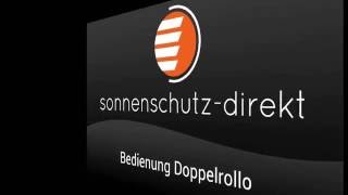 Korrekte Bedienung eines Doppelrollos [upl. by Chandless]