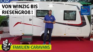 FamilienCaravans aller Klassen amp für jeden Geldbeutel  Caravan Salon 2024  Clever Campen [upl. by Evangelin828]