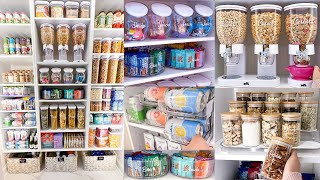 ULTIMATE PANTRY ORGANIZATION  Satisfying Clean and Pantry Restock Organizing on a Budget [upl. by Urial604]