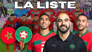 🇲🇦LA LISTE DU MAROC POUR LA CAN 2024 [upl. by Tosch671]