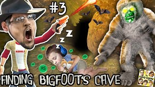 FINDING BIG FOOTS CAVE w SLEEPY CHASE Prank FGTEEV 3  FREE ROBLOX ROBUX TRAP HAHA [upl. by Mace187]