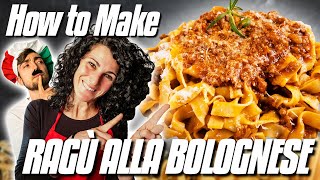 Ragu Alla Bolognese Recipe  How to Make Authentic Bolognese Sauce [upl. by Enihpesoj868]