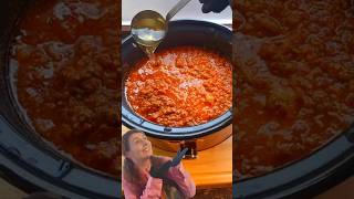 Ragu meat sauce recipe CrockPot slowcooker shorts [upl. by Terb]