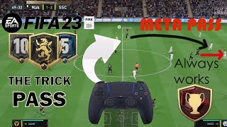 DRIVEN LOBBED THROUGH PASS TUTORIAL  FIFA 23 [upl. by Eniarol901]