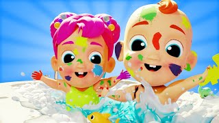 Bath Song  Fun and Educational Nursery Rhymes for Kids  SingAlong Songs Compilation [upl. by Adnical340]