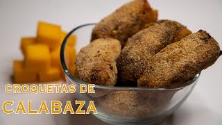 CROQUETAS de CALABAZA sin bechamel FÁCILES de hacer  Cocinandoporlavida [upl. by Hobey]