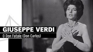 Maria Callas singt quotO don fatalequot aus Verdis Don Carlo  NDR Elbphilharmonie Orchester [upl. by Lalittah177]