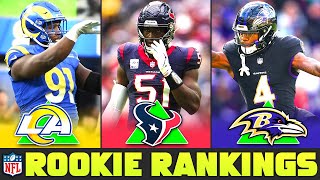 NFL Rookie Rankings Week 18  Battle for Rookie of The Year [upl. by Noraa422]