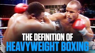 The Greatest First Round In Heavyweight Boxing History  Michael Moorer vs Bert Cooper [upl. by Blockus244]