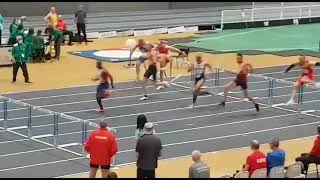 60m Hurdles M50 Final Braga 2022 EMACi European Masters Athletics Championships Indoor [upl. by Martens]