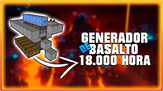 Generador de Basalto  MUY FÁCIL  18000 BASALTOHORA  Tutorial minecraft 121  116 [upl. by Coster]