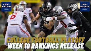 College Football Playoff Rankings  Live Analysis Of Week 10 Release [upl. by Brandais]