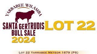 Lot 22 Yarrabee Meteor 1679 PS [upl. by Ahsemal]