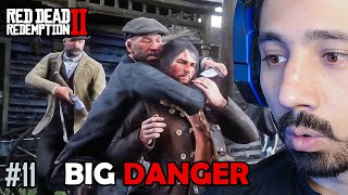 Big Threat Forced us to Move to a New Town RDR2 Gameplay 11 [upl. by Marrilee]