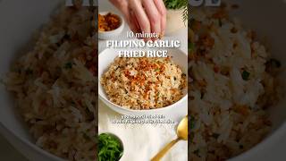 10 min Filipino Garlic Fried Rice 🤤 recipe [upl. by Sherar]