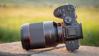 Samyang AF 35mm F14 FE Review w Sony A7III  Rokinon AF 35mm F14 [upl. by Elie]