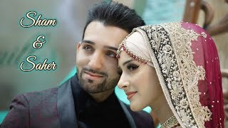 Sham amp Saher  Official Engagment amp Nikaah Highlights [upl. by Standish]