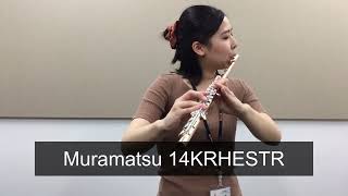 【フルート試奏】Muramatsu 14KRHESTR【島村楽器】 [upl. by Haleigh161]