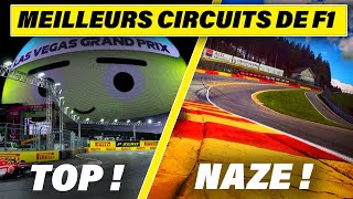 LES MEILLEURS CIRCUITS DE F1 EN 2024 [upl. by Asiralc598]