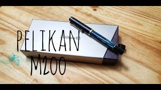 Styloplume Pelikan M200 M  Présentation et Essai [upl. by Ellehcar]