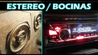 Instalacion de autostereo y Bocinas Traseras 6x9 camioneta [upl. by Blatt]