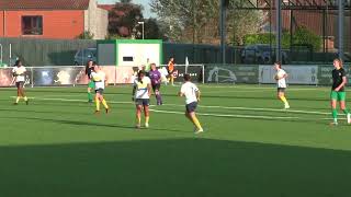 RAAL La Louvière Women  R Union SG on 14092024 free kick and shot over the goal [upl. by Meade153]