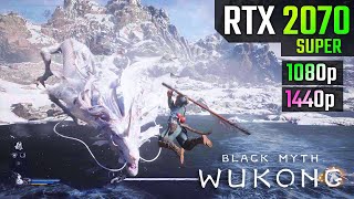 Black Myth Wukong  RTX 2070 SUPER  1080p vs 1440p FSR [upl. by Adnolaj]